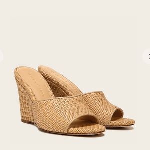 VERONICA BEARD - DALI RAFFIA WEDGE SANDAL